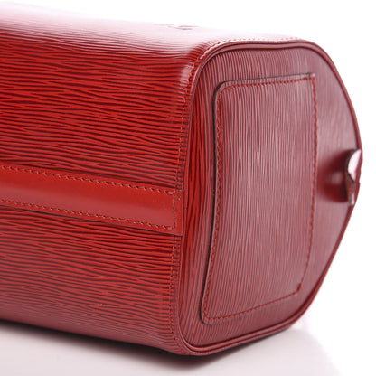 Louis Vuitton Epi Speedy 25 Castillan Red 10 of 14