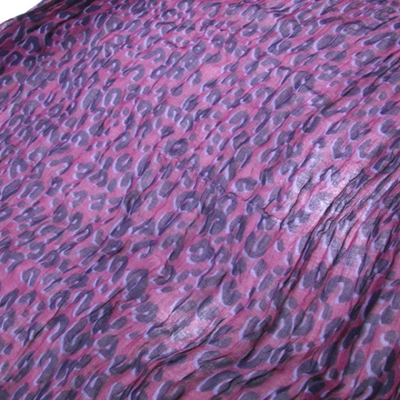 Louis Vuitton Sprouse Leopard Pareo Scarf Purple 4 of 9