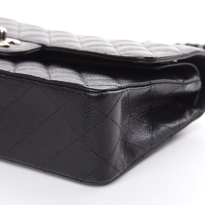Chanel Caviar Quilted Medium Double Flap Black 10 of 14