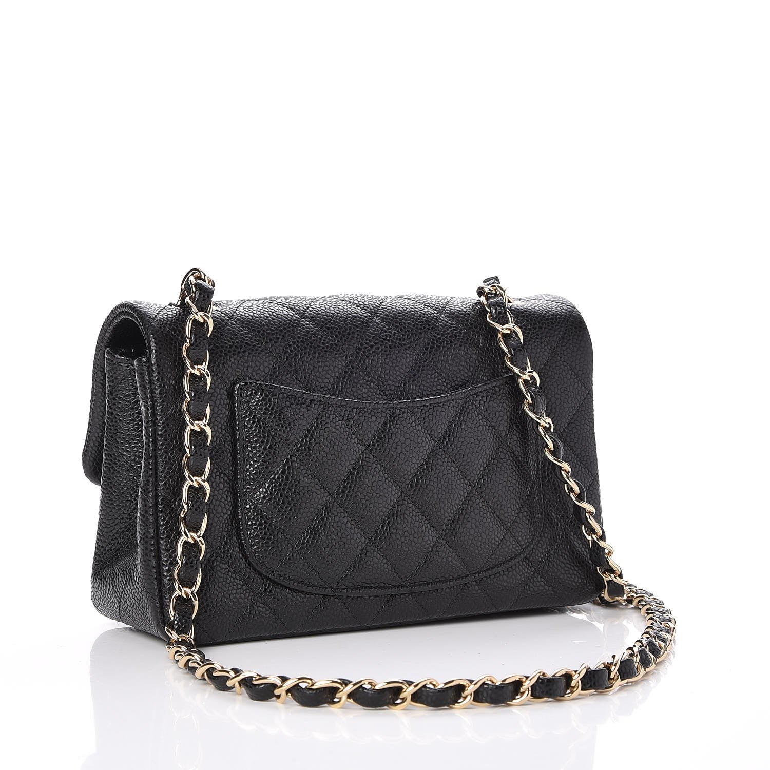 Chanel Caviar Quilted Mini Rectangular Flap Black 3 of 8