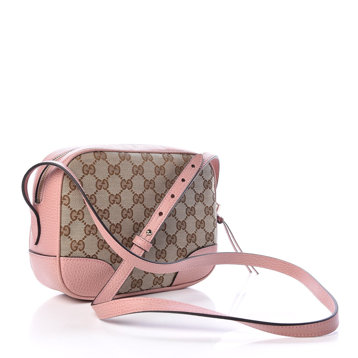 Gucci Monogram Mini Bree Messenger Bag Beige Soft Pink 3 of 10