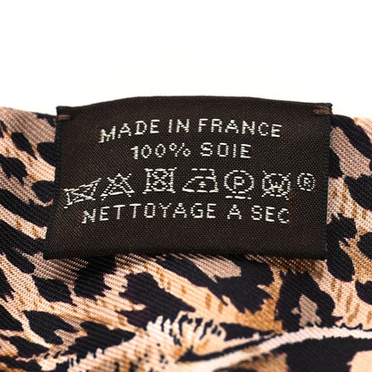 Hermes Silk Jungle Love Love Twilly Rouge Marine Fauve 4 of 4