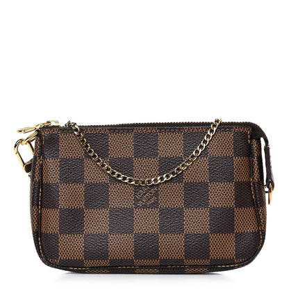 Louis Vuitton Damier Ebene Mini Pochette Accessories 1 of 10
