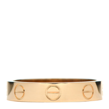 Cartier 18K Yellow Gold 3.5mm LOVE Wedding Band Ring 50 5.25 6 of 10