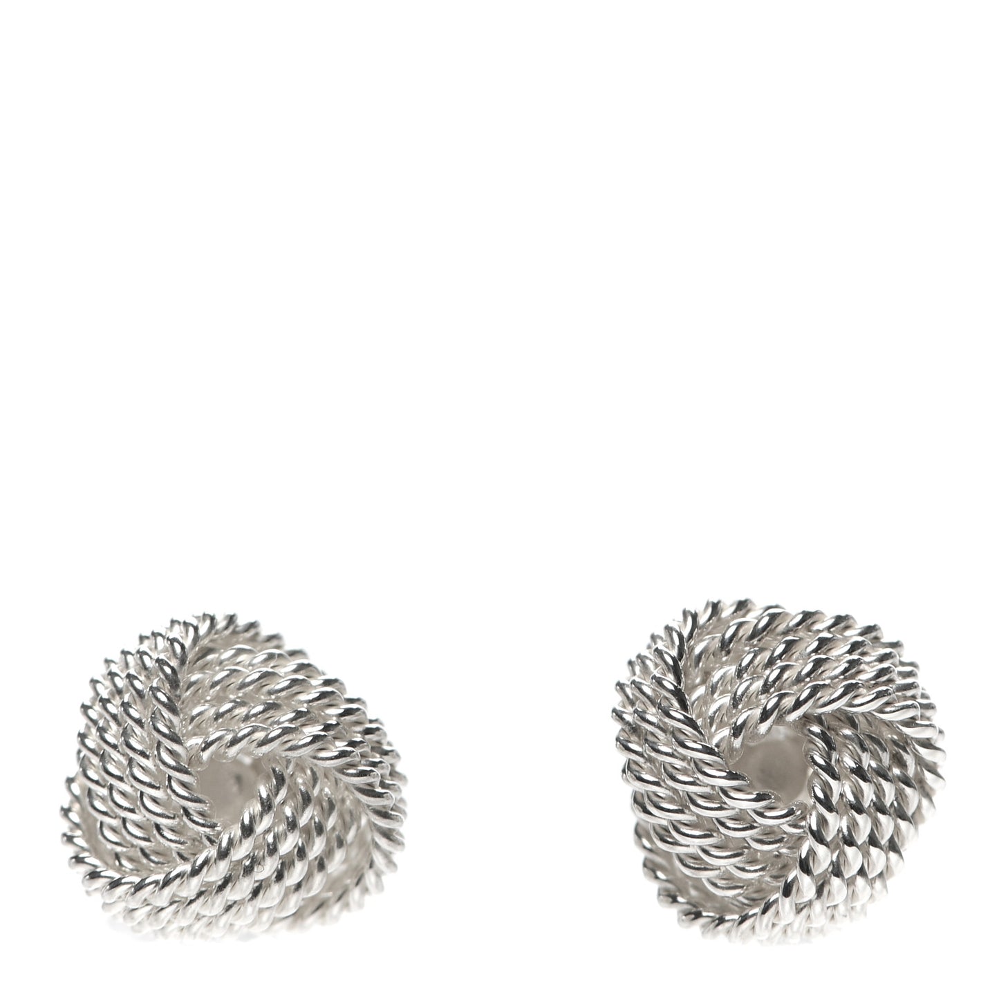 Sterling Silver Twist Knot Earrings