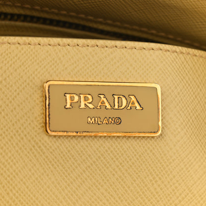 Prada Saffiano Small Galleria Double Zip Tote Ginestra 6 of 12