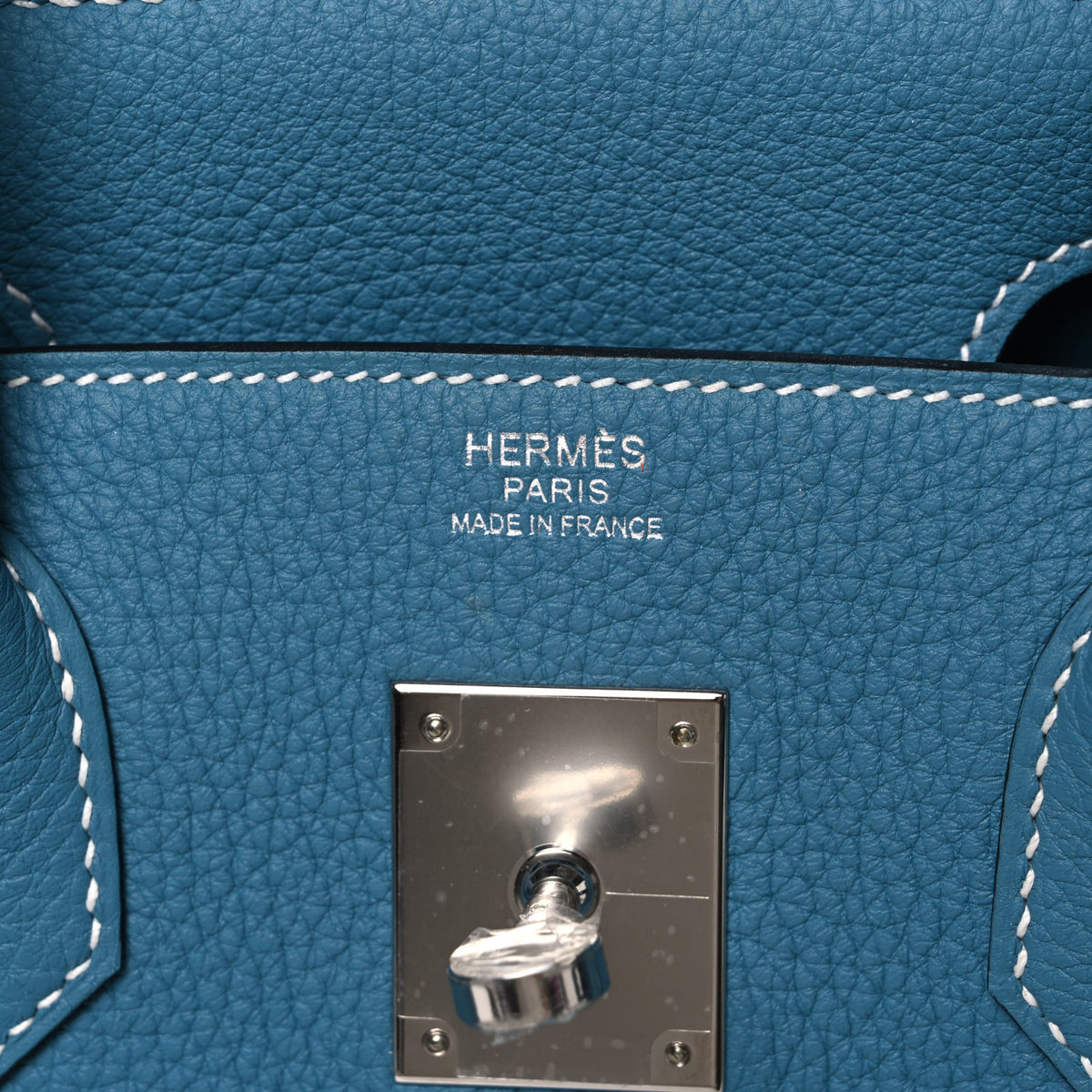 Togo Birkin 30 New Bleu Jean