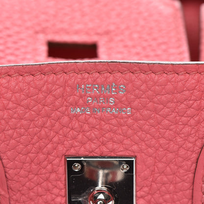 Hermes Togo Birkin 25 Rose Lipstick 26 of 37