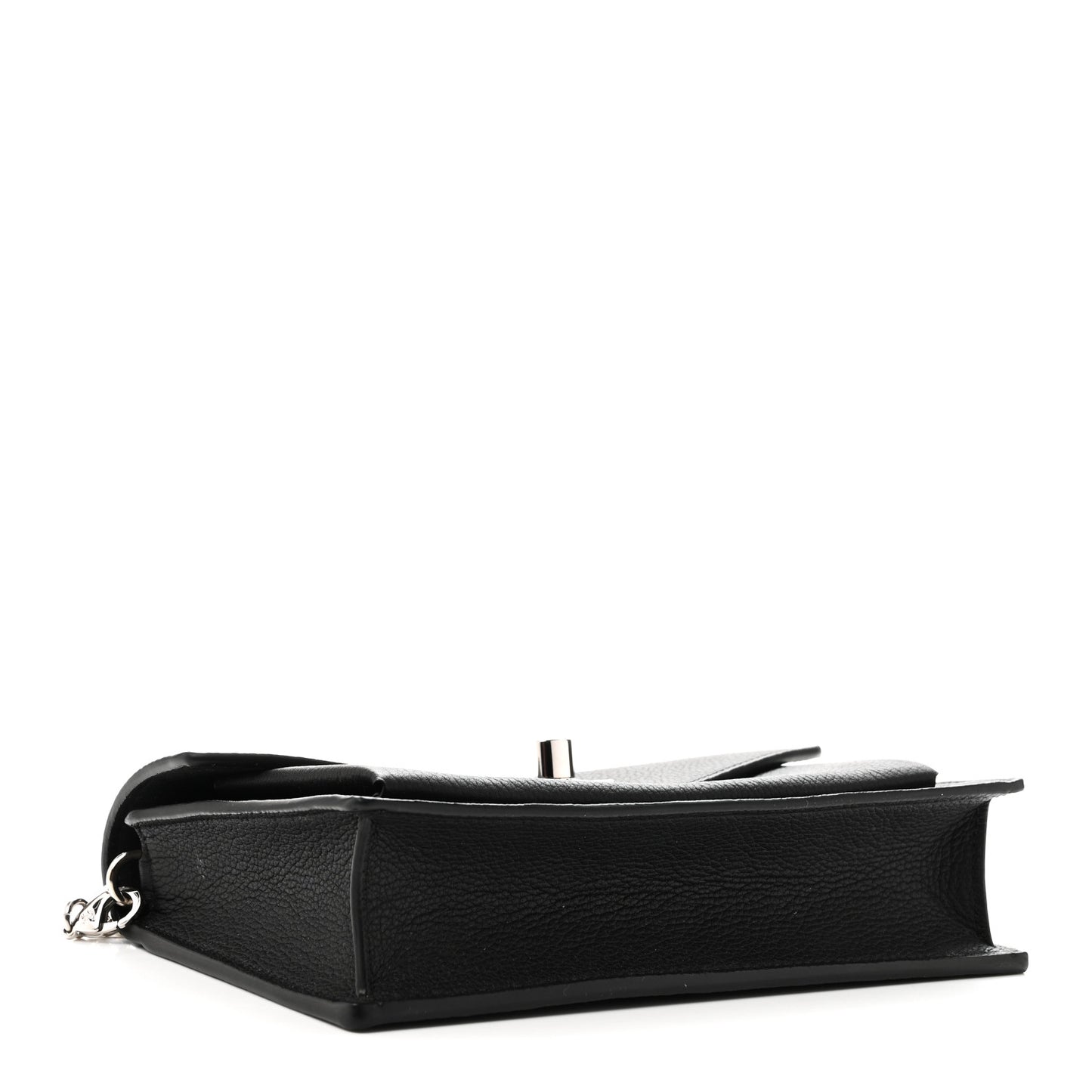 Soft Calfskin My Lockme Chain Pochette Black