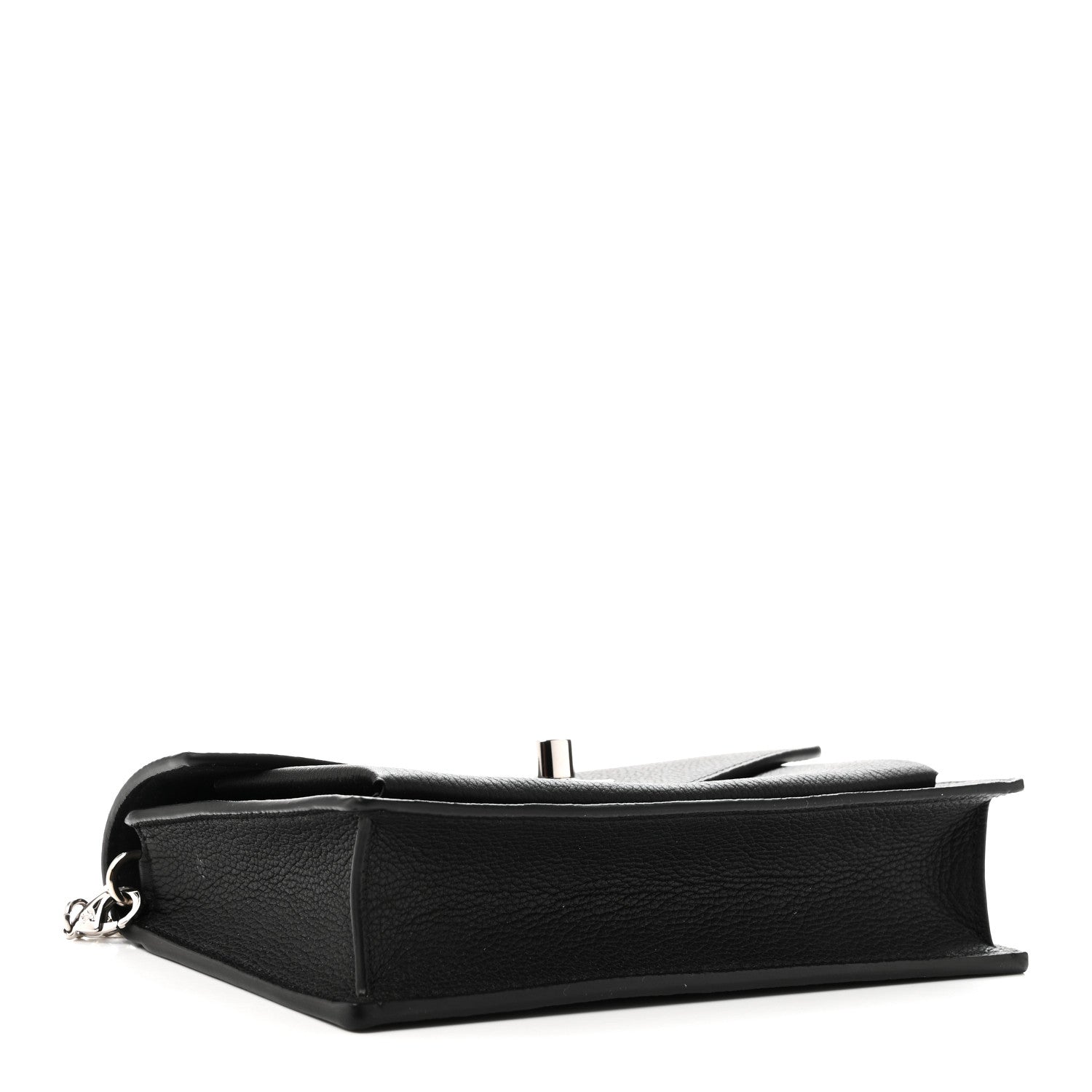 Louis Vuitton Soft Calfskin My Lockme Chain Pochette Black 4 of 10