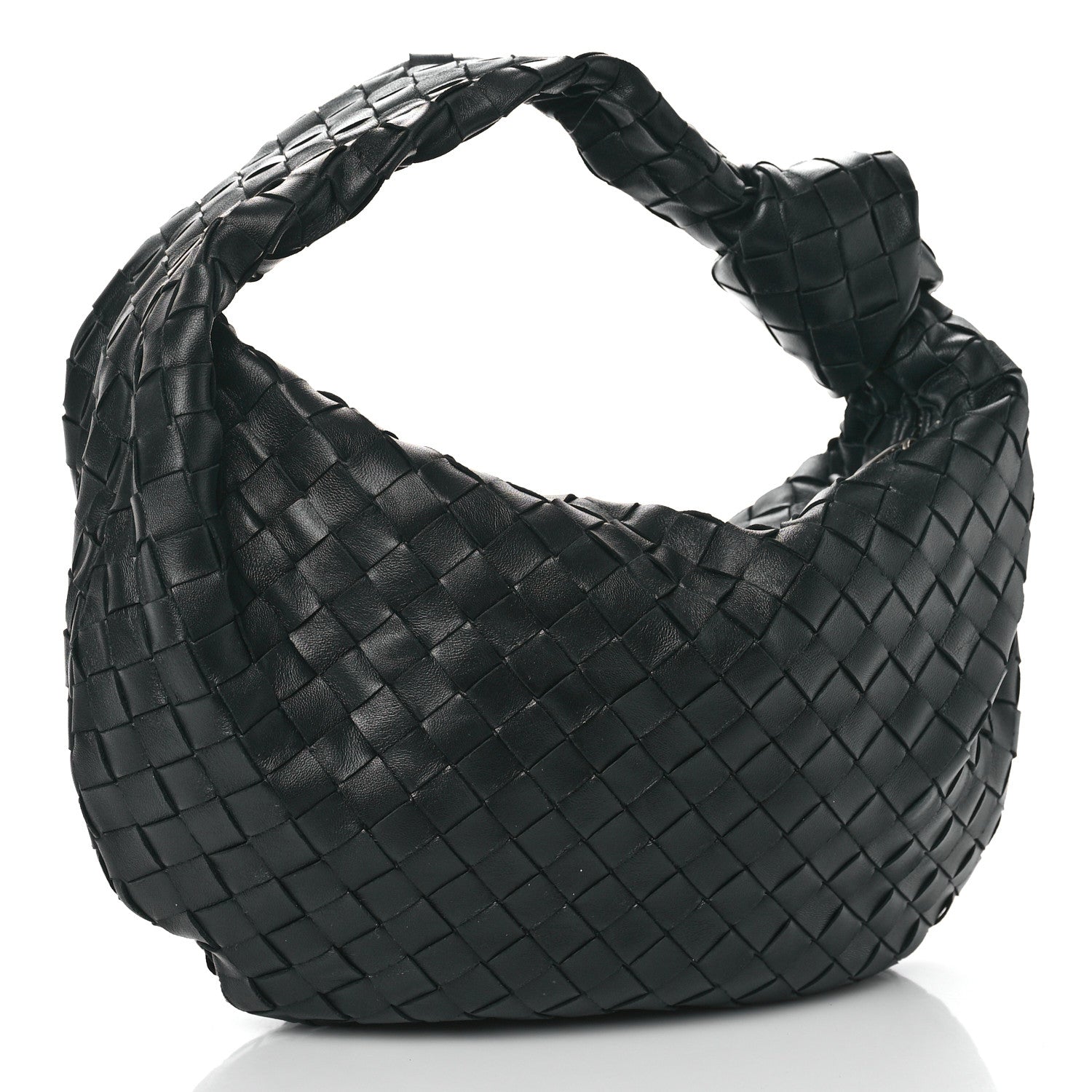 Bottega Veneta Nappa Intrecciato Teen Jodie Hobo Black 3 of 8
