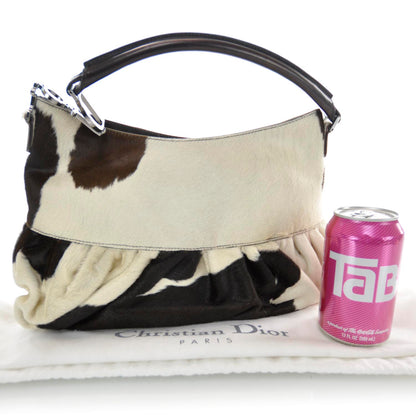 Christian Dior Pony Hair Animal Print Ballet Bag 3 of 8