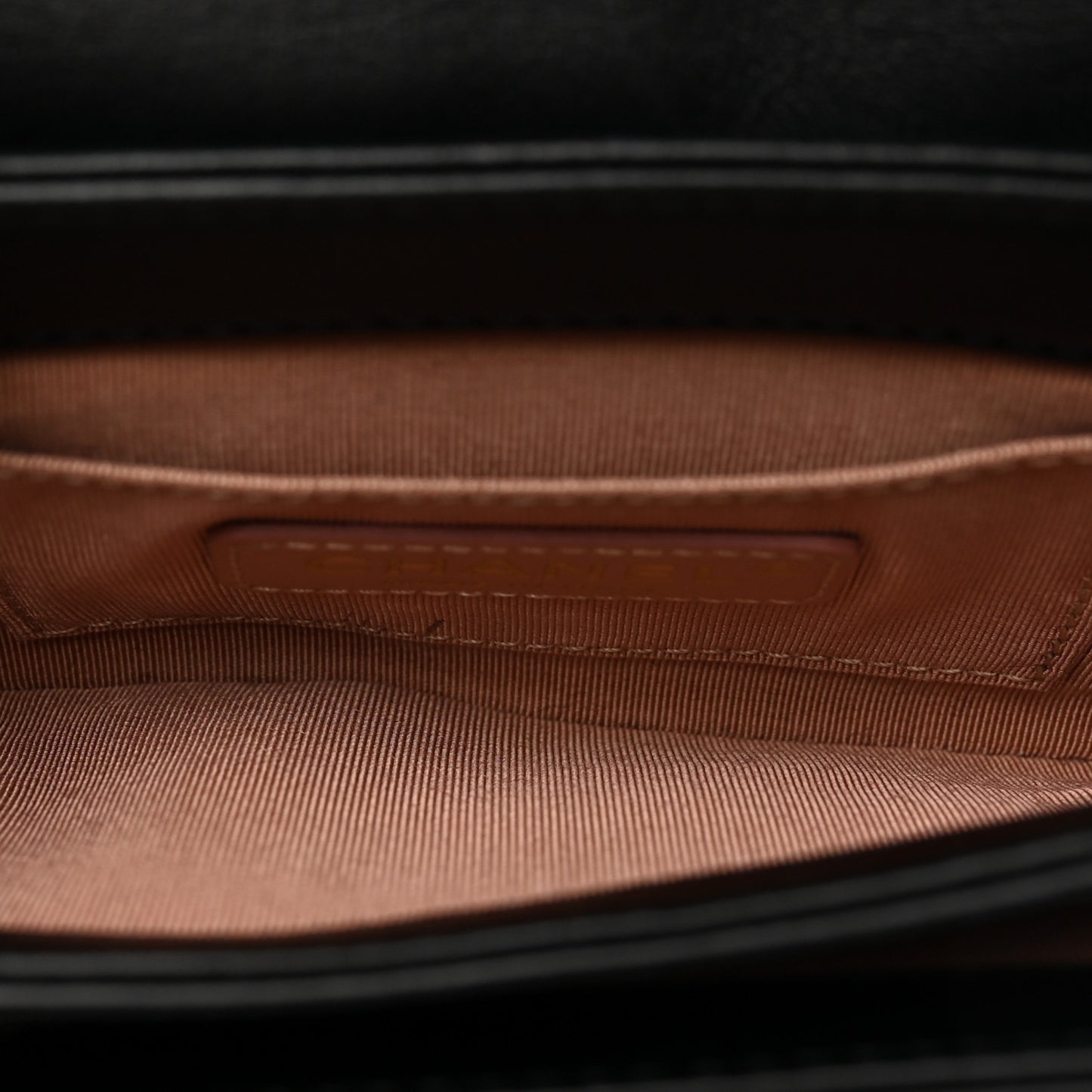 Velvet Lambskin Mini Camellia Flap Black Burgundy