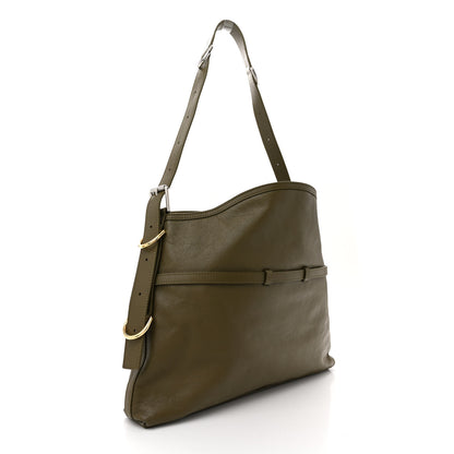 Givenchy Tumbled Calfskin Medium Voyou Bag Dark Khaki 3 of 10