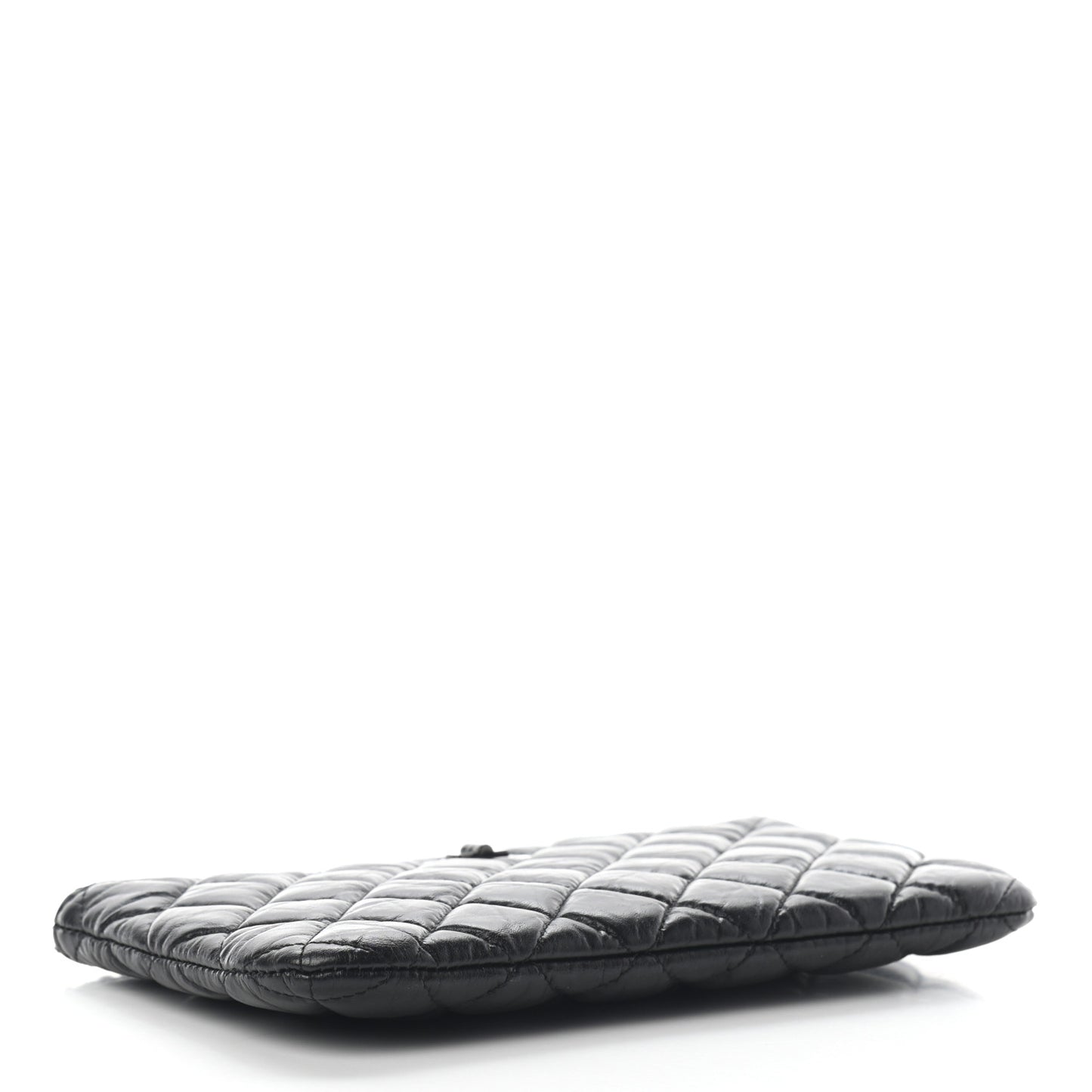 Aged Calfskin Quilted Medium Reissue Cosmetic Case So Black