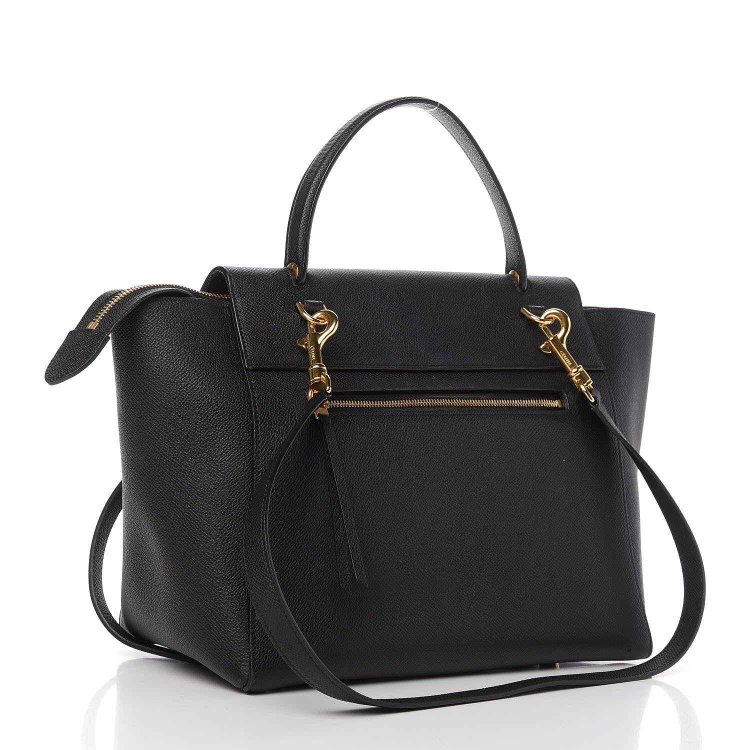 Celine Grained Calfskin Mini Belt Bag Black 3 of 8