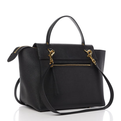 Celine Grained Calfskin Mini Belt Bag Black 3 of 8