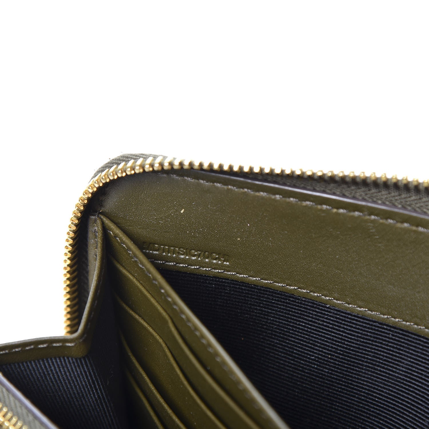 Burberry House Check Calfskin Renfrew Long Zip Around Wallet Green 10 of 10