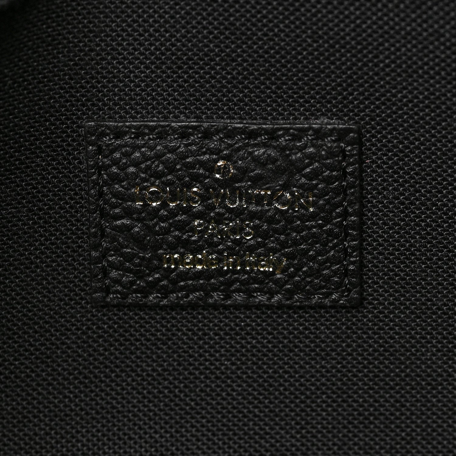 Louis Vuitton Empreinte Pochette Felicie Chain Wallet Black 7 of 9