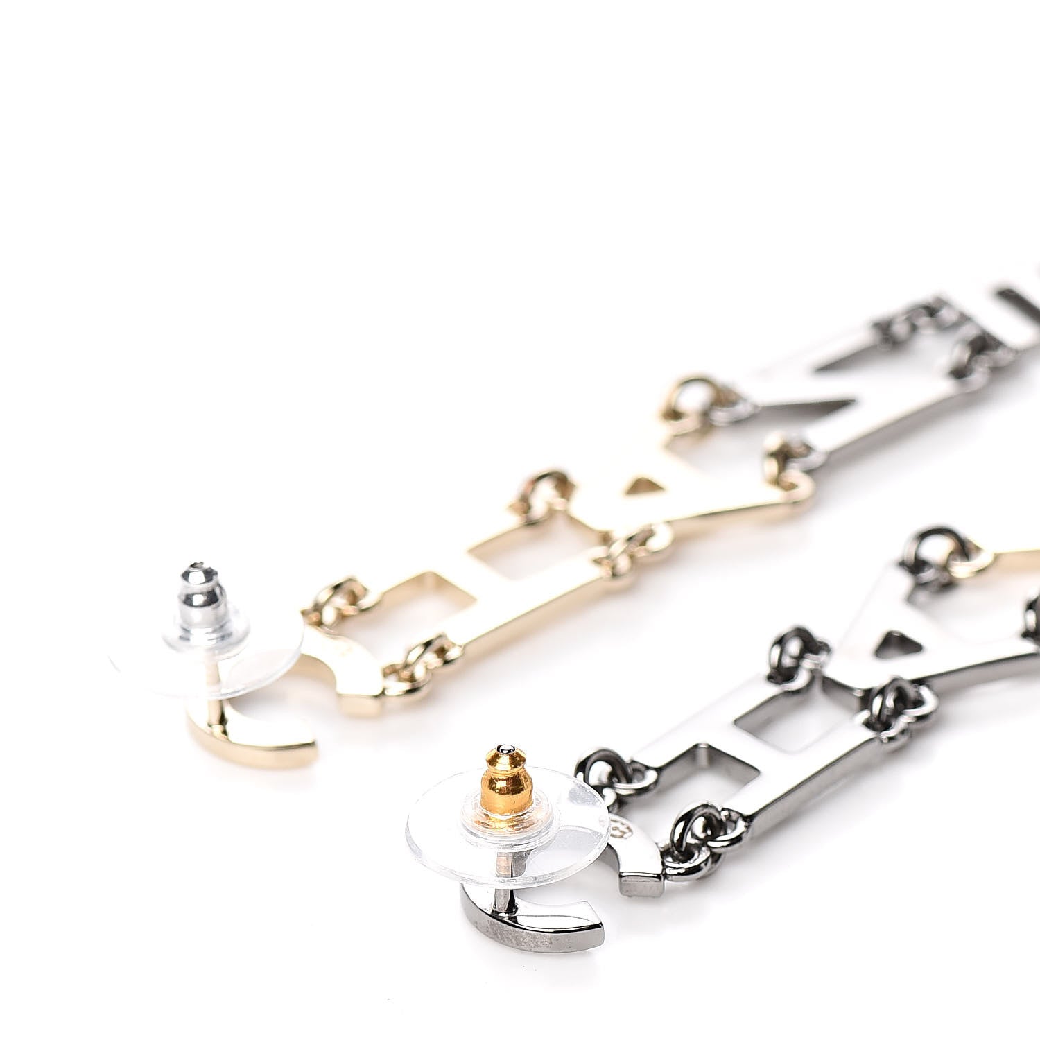 Chanel Crystal Pearl Bright Young Things Earrings Gold Ruthenium 3 of 5