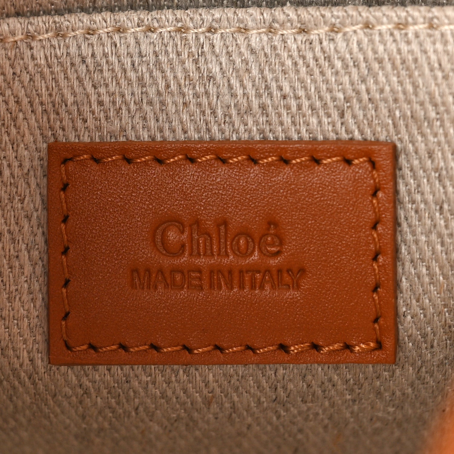 Chloe Calfskin Small Woody Tote Caramel 6 of 10