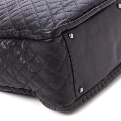 Chanel Calfskin Quilted Medium Istanbul Tote Black 5 of 10