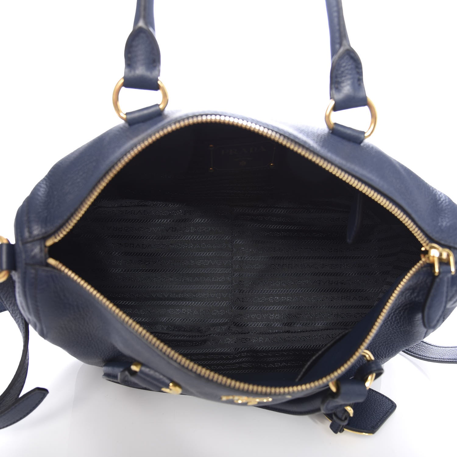 Prada Vitello Phenix Bauletto Baltico 5 of 9