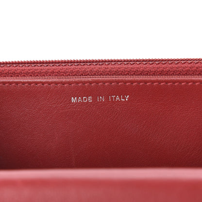 Chanel Patent Quilted Wallet On Chain WOC Red 6 of 9