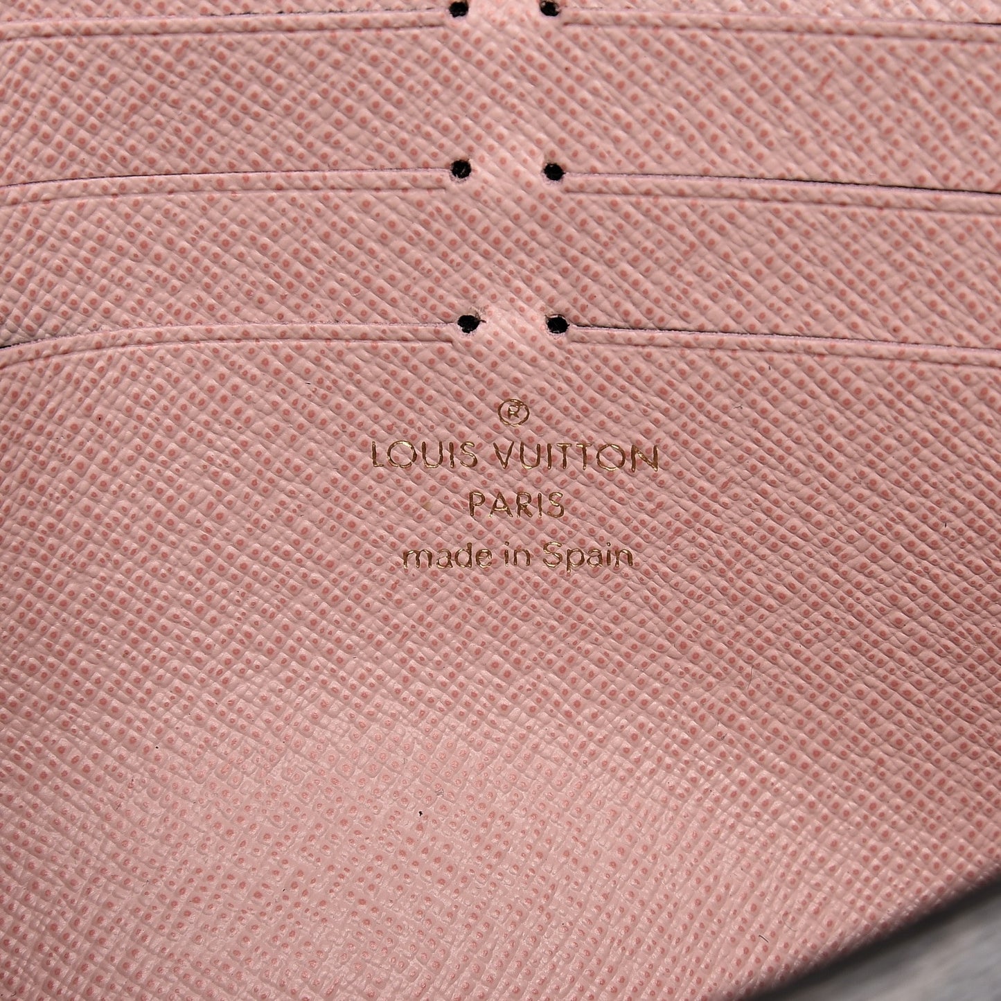 Monogram Jeanne Wallet Rose Ballerine
