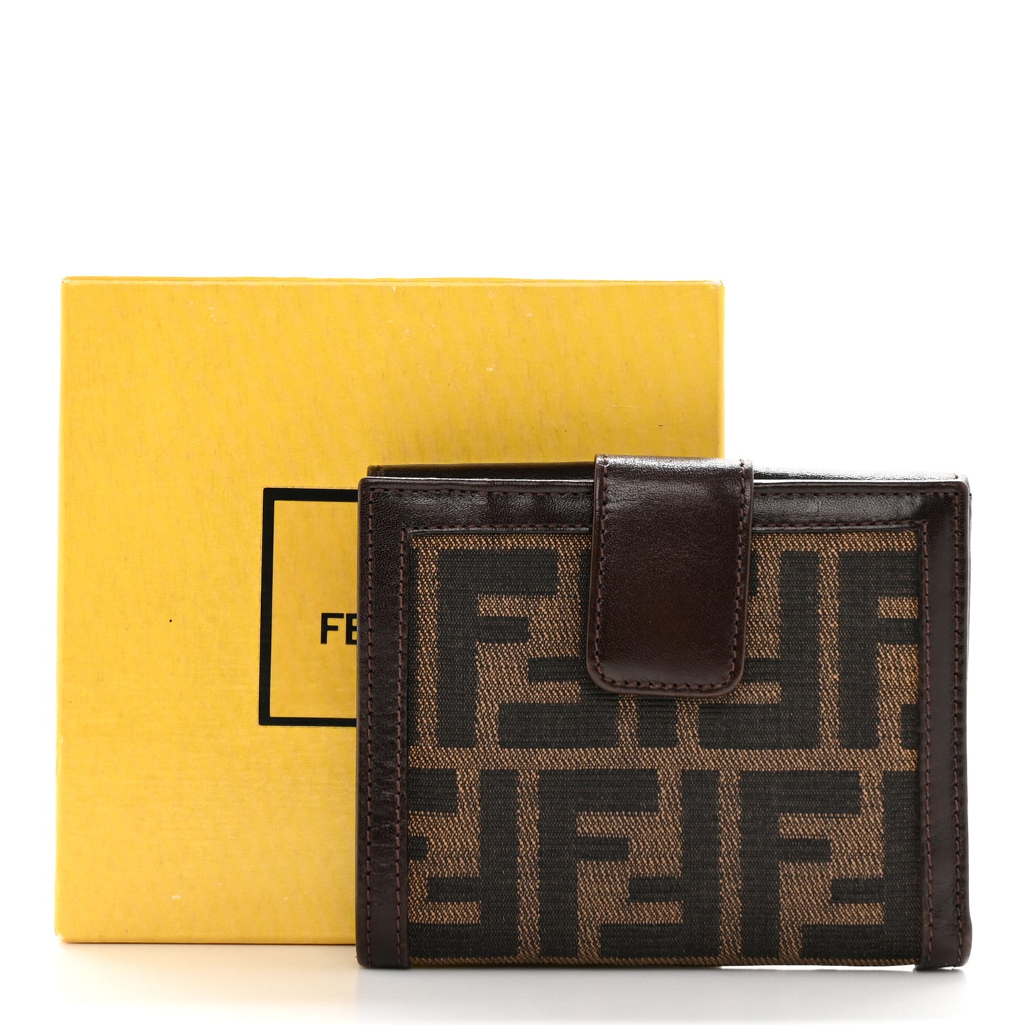 Zucca Calfskin Donna Wallet Tobacco