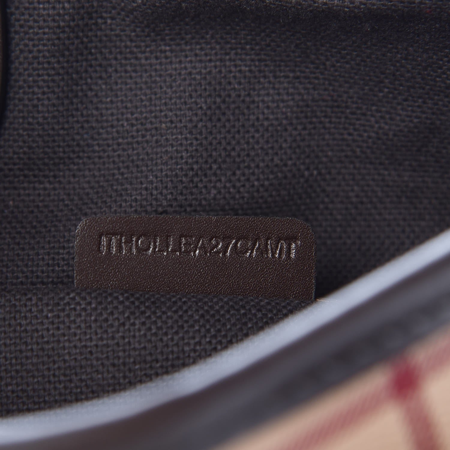 Burberry Haymarket Check Small Northfield Tote Chocolate 10 of 10