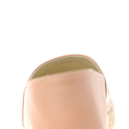 Chanel Lambskin CC Espadrilles 36 Nude 9 of 9