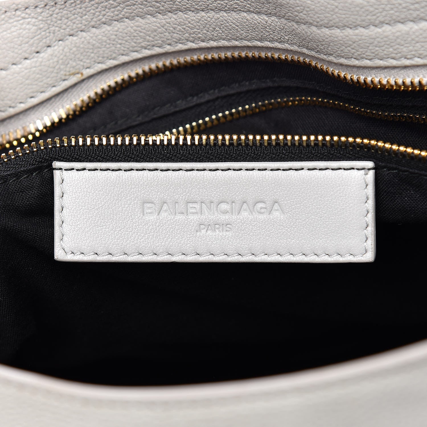 Balenciaga Chevre Gold Metallic Edge Hardware City Gris Glace 6 of 15