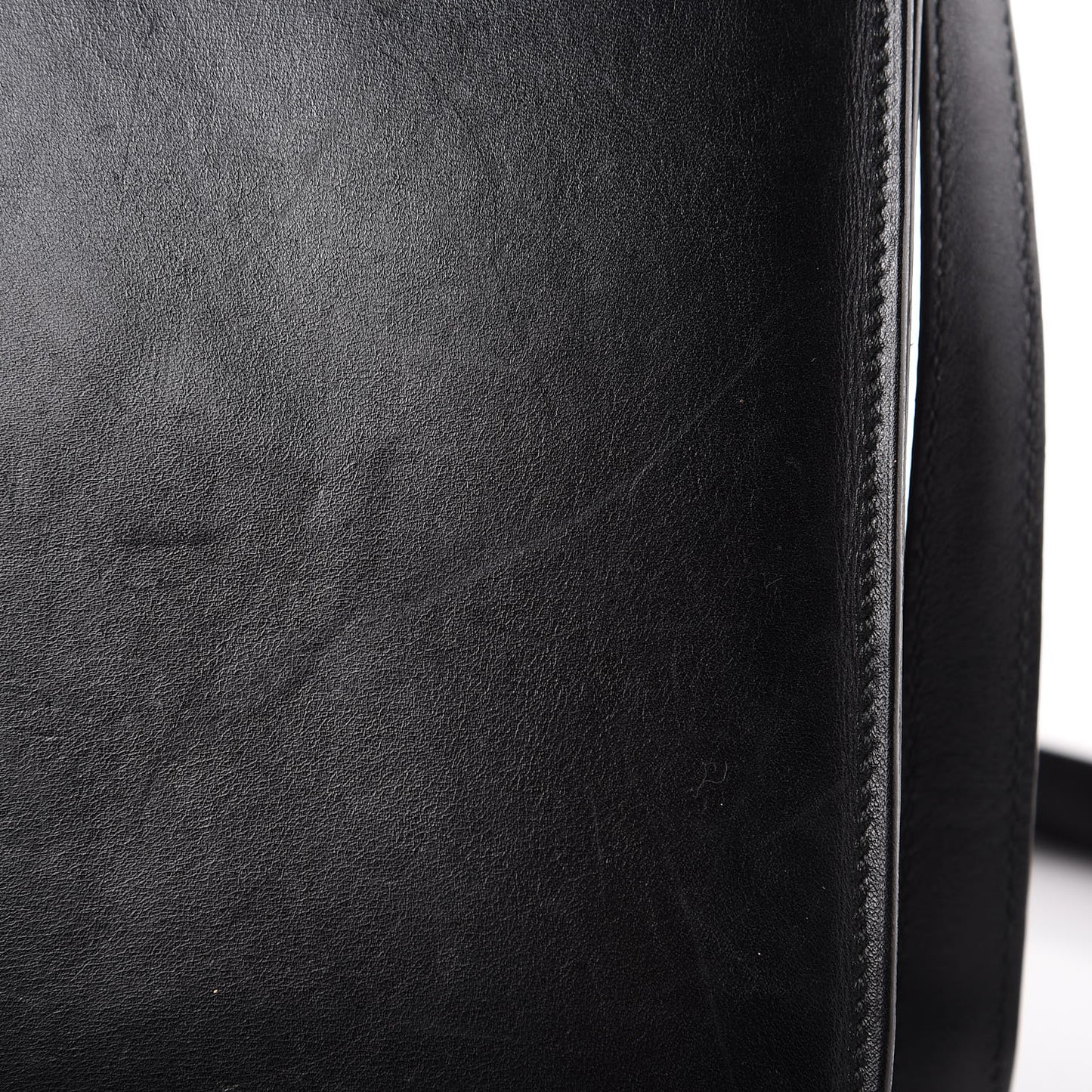 Smooth Calfskin Large Classic Box Flap Bag Black