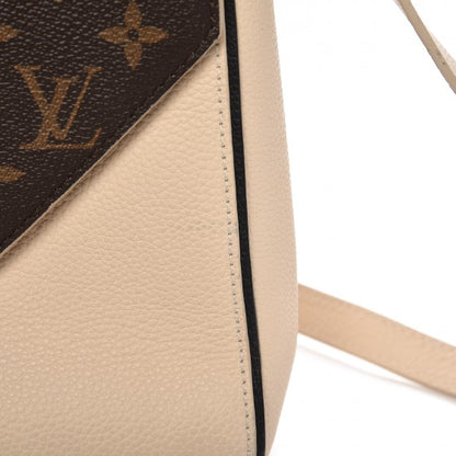 Louis Vuitton Grained Calfskin Monogram Double V Creme 12 of 14