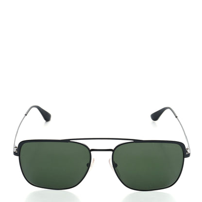 Prada Aviator Sunglasses SPR 53V Black 2 of 8