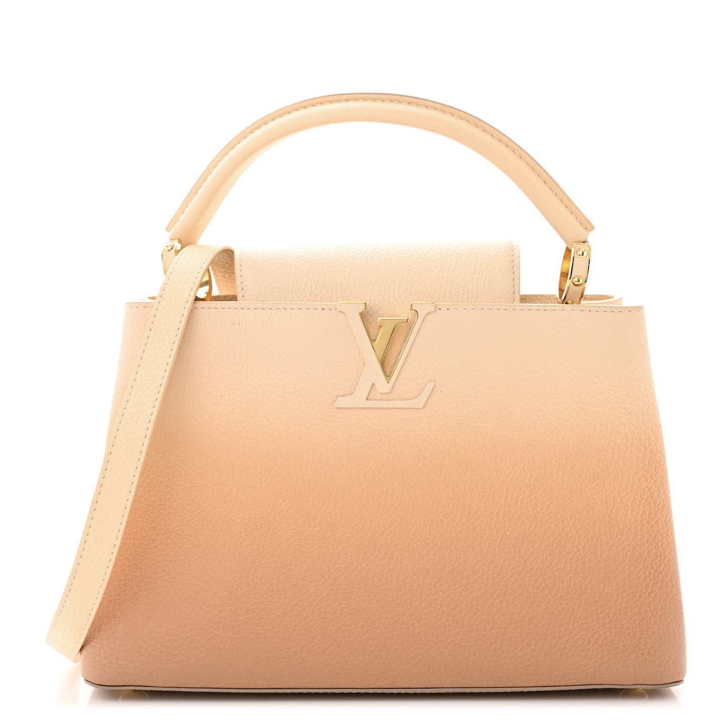 Taurillon Gradient Capucines PM Cloudy Creme