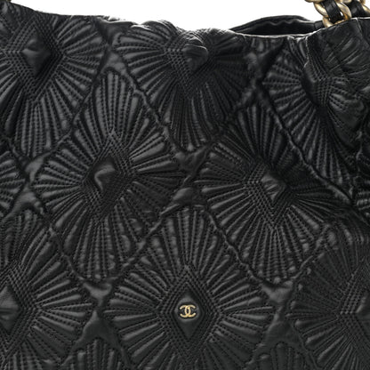 Chanel Calfskin Embroidered Ca D'Oro Tote Black 8 of 11