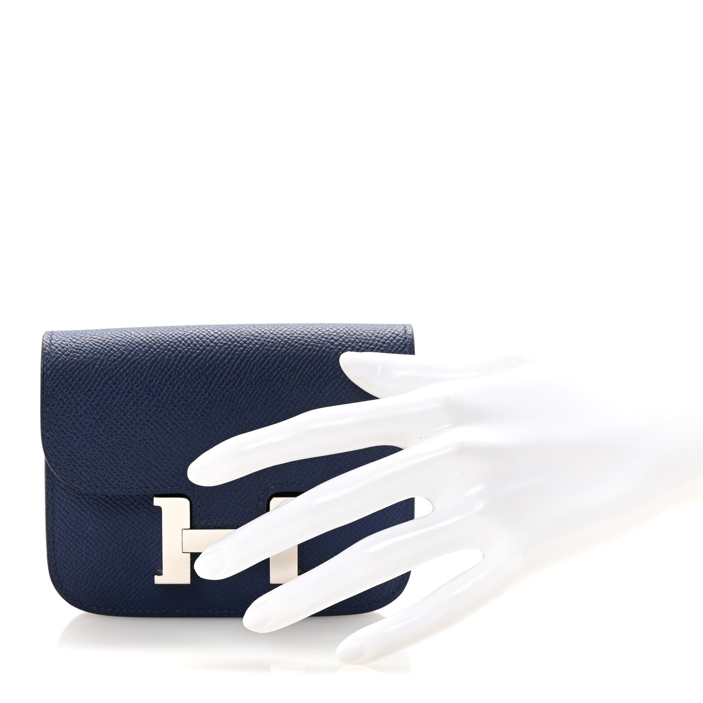 Epsom Constance Slim Wallet Bleu Saphir