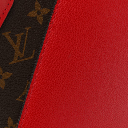 Louis Vuitton Calfskin Monogram Kimono Tote Cherry 12 of 13