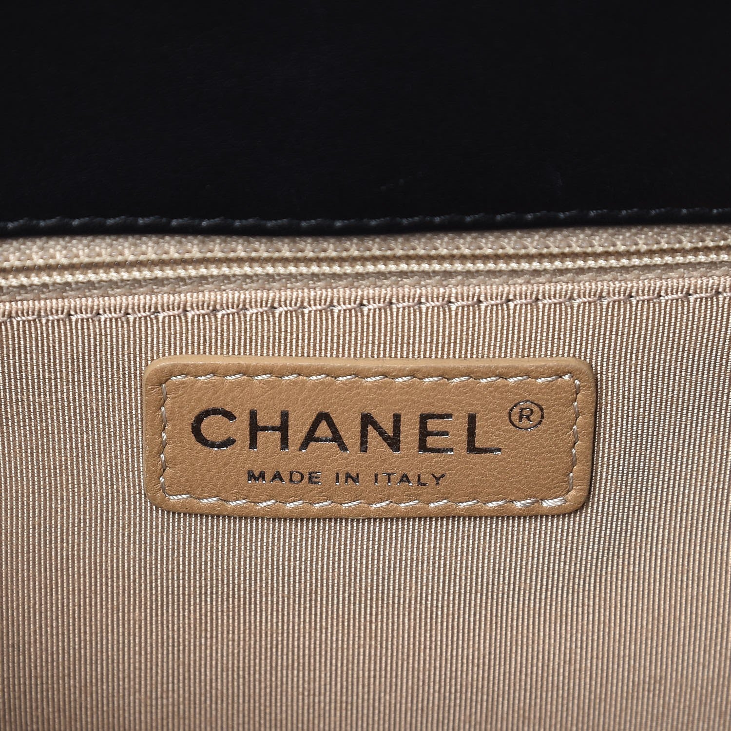 Chanel Glazed Crinkled Calfskin Medium East West Flap Black 6 of 7