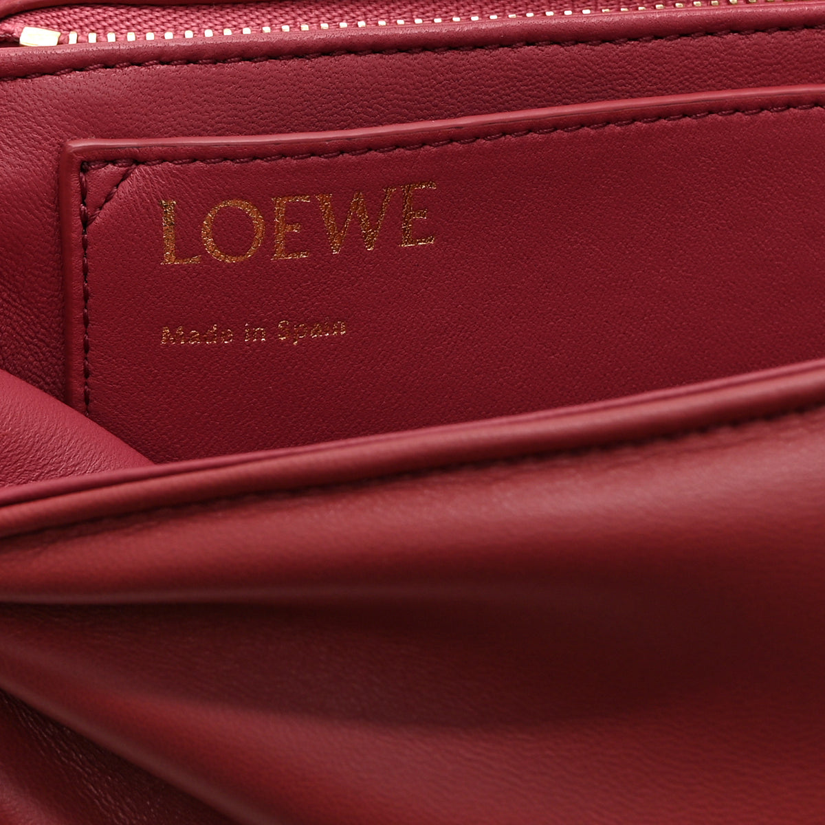 Lambskin Goya Puffer Bag Plumrose