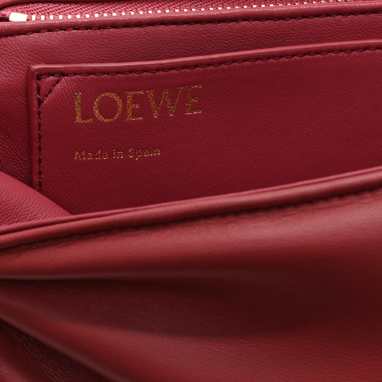 Loewe Lambskin Goya Puffer Bag Plumrose 7 of 11