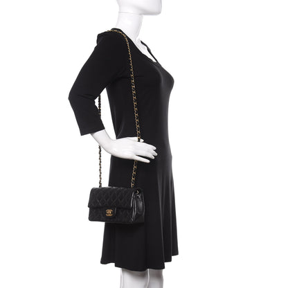 Chanel Lambskin Quilted Mini Rectangular Flap Black 2 of 15