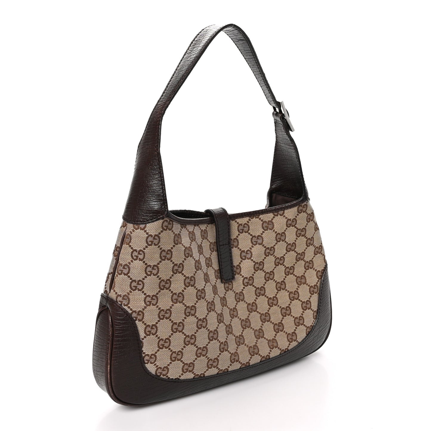 Monogram Web Jackie O Hobo Dark Brown