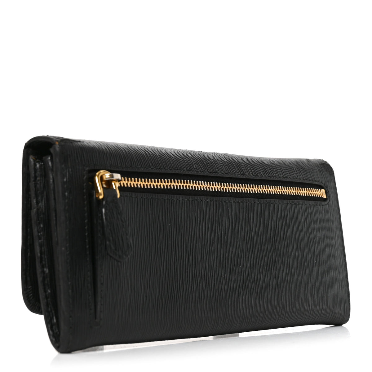 Vitello Move Continental Flap Wallet Black