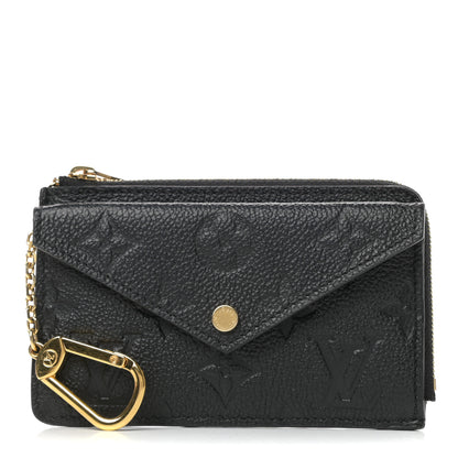 Louis Vuitton Empreinte Recto Verso Card Holder Black 1 of 7