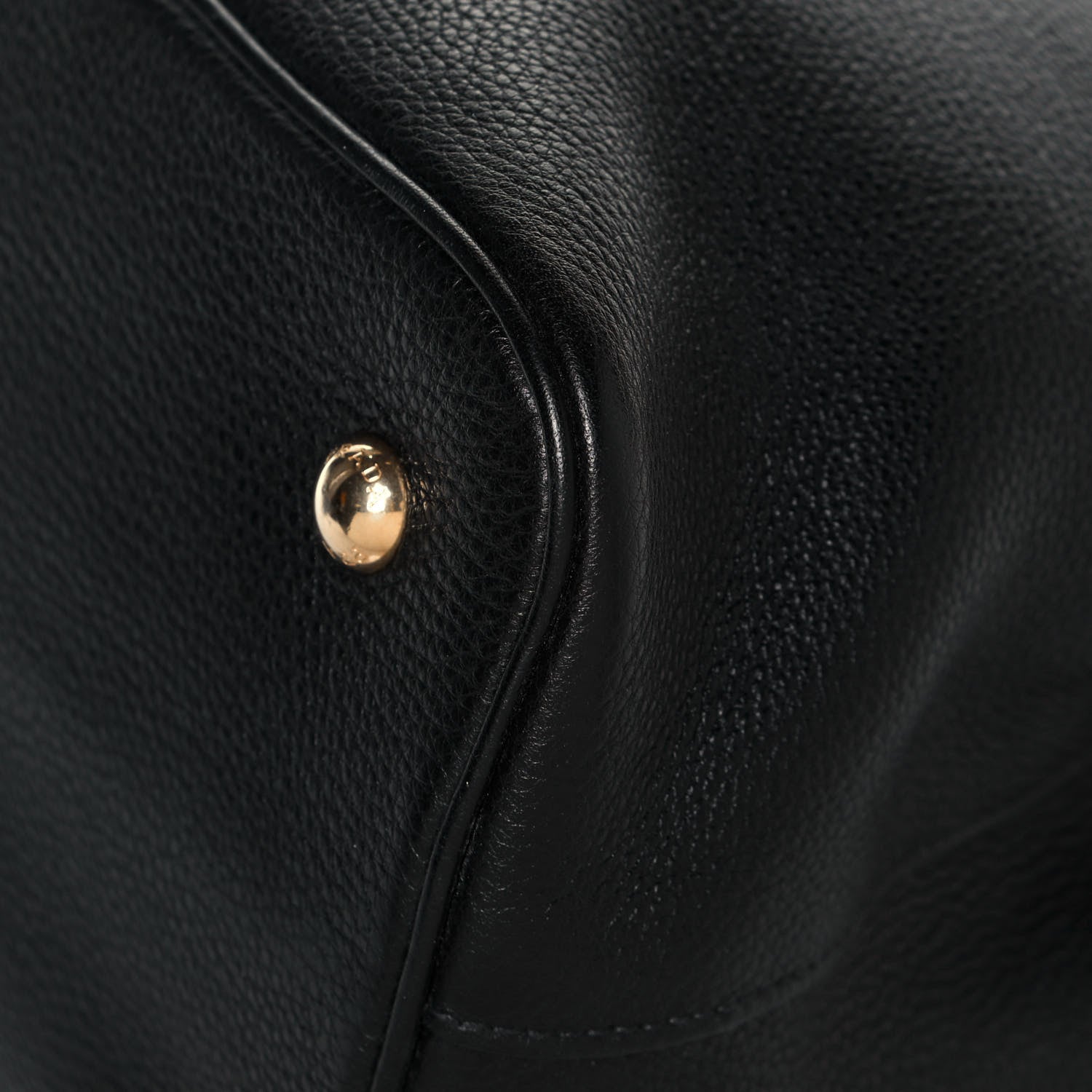 Prada Vitello Daino Tote Black 10 of 14