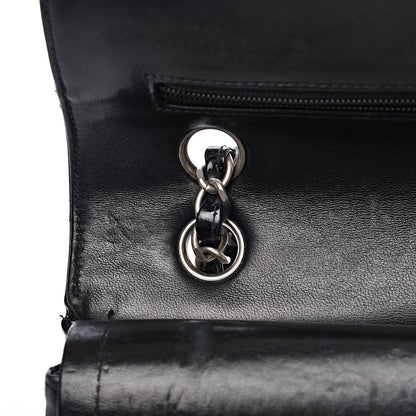 Chanel Patent Quilted Medium Double Flap Black 12 of 17