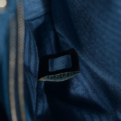 Fendi Vitello Elite Petite 2Jours Tote Blue Cobalto 8 of 9